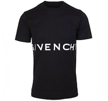 Givenchy Logo Embroidered Casual Slim Fit Black Crewneck T-Shirt Men. BM716B3Y6B-001 Givenchy Logo Embroidered Casual Slim Fit Black Crewneck T-Shirt Men. BM716B3Y6B-001