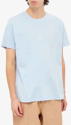 GIVENCHY Logo Embroidered Crewneck T-Shirt Light Blue BM710S3002-453 Details for GIVENCHY Logo Embroidered Crewneck T-Shirt Light Blue BM710S3002-453