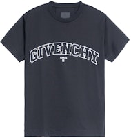 GIVENCHY Logo Embroidered Oversized Black T-Shirt SS22 Collection BM71CW3Y6B-001 GIVENCHY Logo Embroidered Oversized Black T-Shirt SS22 Collection BM71CW3Y6B-001