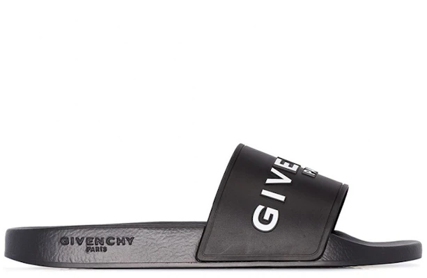 Givenchy Logo Flat Sandal 'Black' BH300HH0EPSLIDE001 Order Givenchy Logo Flat Sandal 'Black' BH300HH0EPSLIDE001