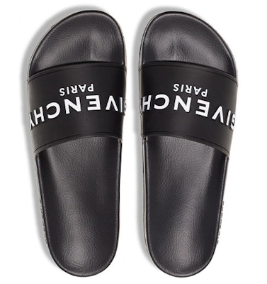 Sandal Rata Givenchy Logo 'Hitam' BH300HH0EPSLIDE001 Lookbook Sandal Rata Givenchy Logo 'Hitam' BH300HH0EPSLIDE001