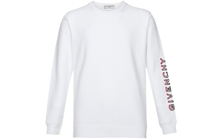Givenchy Logo Gradient Sweatshirt Men White BMJ05W30AF-100