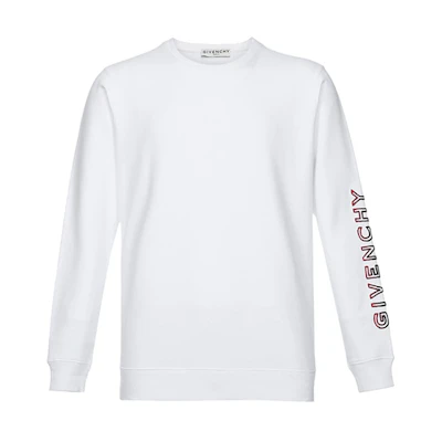 Givenchy Logo Gradient Sweatshirt Men White BMJ05W30AF-100