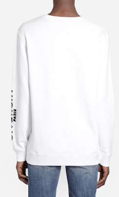 Givenchy 漸層標誌白色男士衛衣 BMJ05W30AF-100 Details for Givenchy 漸層標誌白色男士衛衣 BMJ05W30AF-100