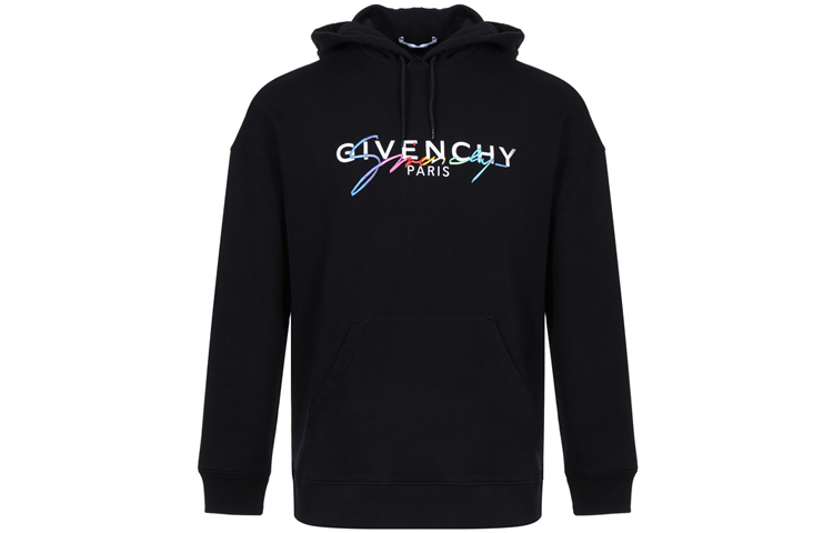 GIVENCHY Logo Graphic Black Sweatshirt for Men BMJ03D30AF-001