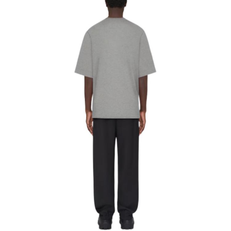 GIVENCHY Logo Graphic Crewneck Short Sleeve T-Shirt Men Grey BM712H3YMW-055 圖 5