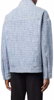 Purchase 纪梵希Logo提花图案蓝色牛仔夹克 BM00Q550P9-452