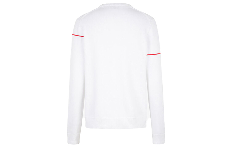 Lookbook Givenchy Logo Letter Print Crewneck Knit Sweater Men’s White BM90B4401M-199