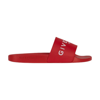 Givenchy Logo Pool Slide 'Red'