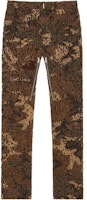 GIVENCHY Logo Print Brown Denim Jeans with Metal Zipper for Men. BM512W5Y2V-232 GIVENCHY Logo Print Brown Denim Jeans with Metal Zipper for Men. BM512W5Y2V-232