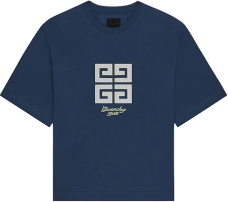 紀梵希 藍色短袖圓領印花男士T恤 BM712H3YMV-420 Buy 紀梵希 藍色短袖圓領印花男士T恤 BM712H3YMV-420