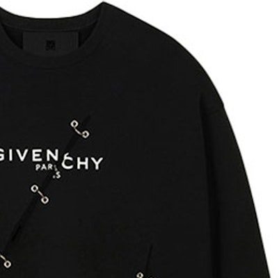 紀梵希 男士黑色長袖圓領印花衛衣 BMJ0B83Y69-001 Cheap 紀梵希 男士黑色長袖圓領印花衛衣 BMJ0B83Y69-001