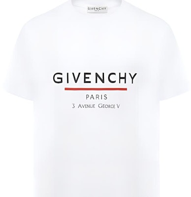 ジバンシィ ロゴプリント リラックス クルーネック Tシャツ ホワイト BM70U23002-100 Sizing ジバンシィ ロゴプリント リラックス クルーネック Tシャツ ホワイト BM70U23002-100