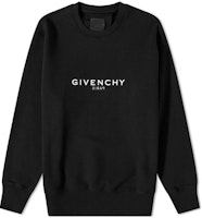 Givenchy Logo Printed Crewneck Sweatshirt Black. BMJ0CB3Y6A-001 Givenchy Logo Printed Crewneck Sweatshirt Black. BMJ0CB3Y6A-001