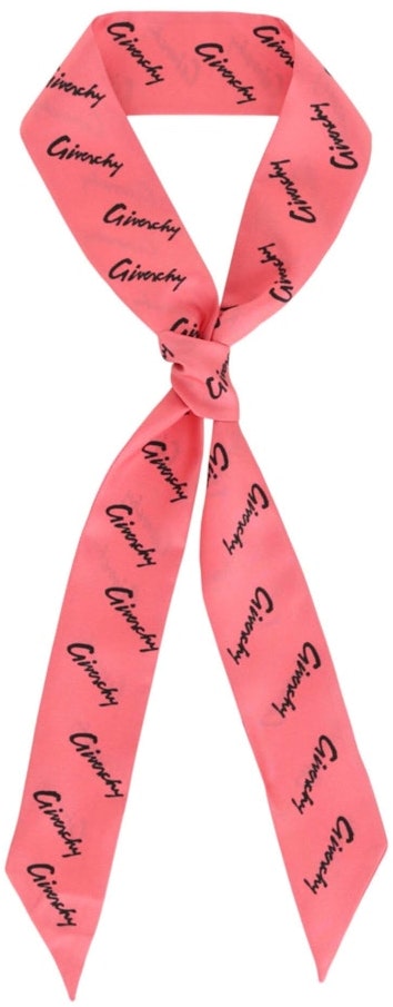 givenchy-logo-printed-silk-scarf-coral