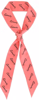 Givenchy Logo Printed Silk Scarf Coral Givenchy Logo Printed Silk Scarf Coral