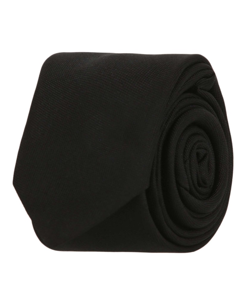 Givenchy Logo Printed Silk Tie Black