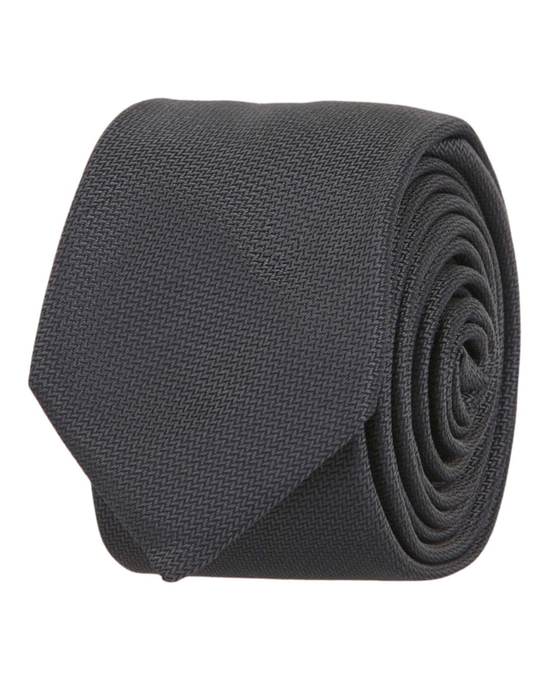 Givenchy Logo Printed Silk Tie Grey