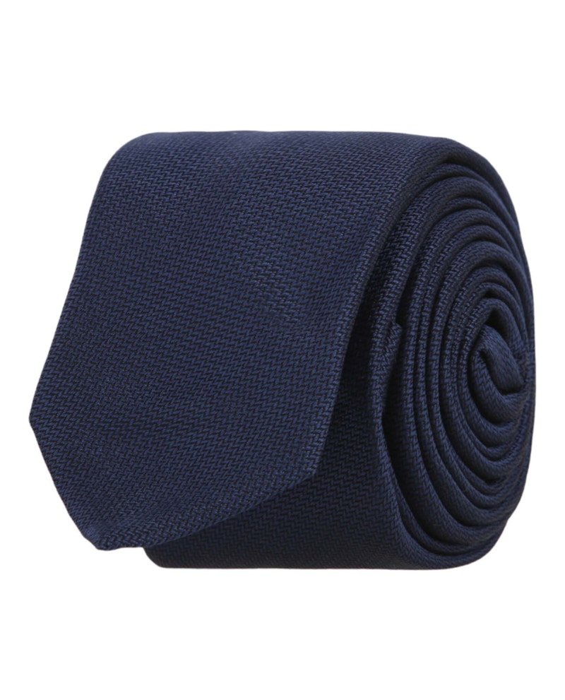 Givenchy Logo Printed Silk Tie Navy