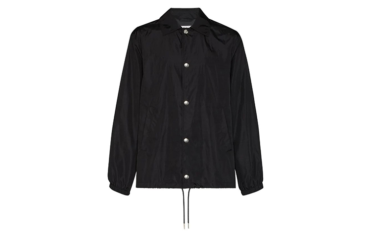 Givenchy Logo Printed Windbreaker Jacket Black BM00C7133Q-004