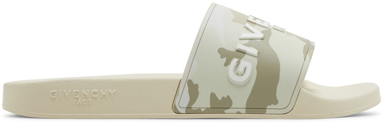 Givenchy Logo Slide 'Beige Camo' BH300HH1AQ-288 Buy Givenchy Logo Slide 'Beige Camo' BH300HH1AQ-288