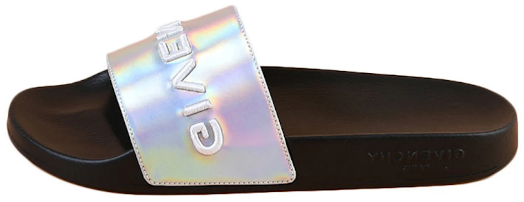Givenchy Logo Slide 'Negro Iridiscente' BE3004E0L1-008 Buy Givenchy Logo Slide 'Negro Iridiscente' BE3004E0L1-008