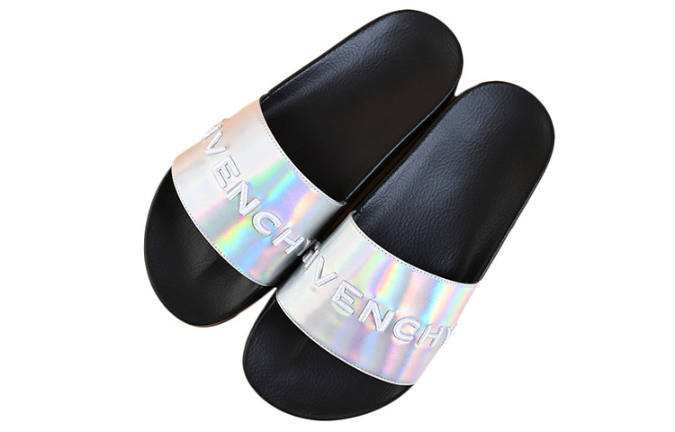Givenchy Logo Slide 'Black Iridescent' 圖 2