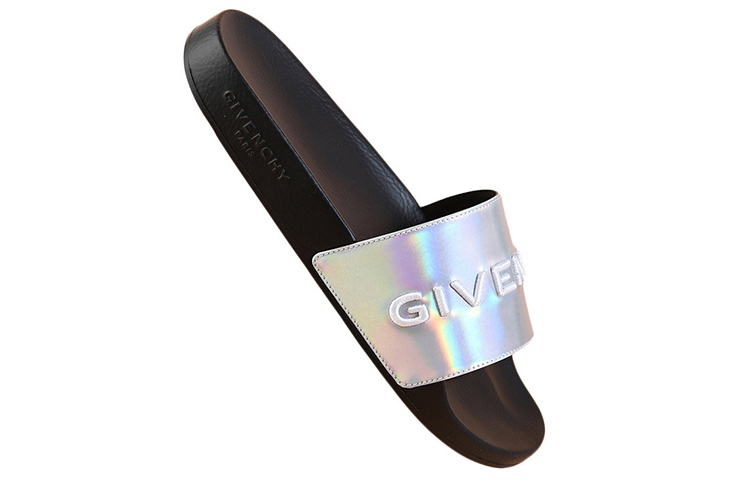 Givenchy Logo Slide 'Black Iridescent' 圖 4