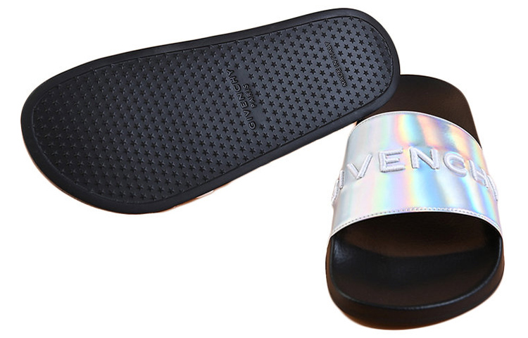 Givenchy Logo Slide 'Black Iridescent' 圖 5