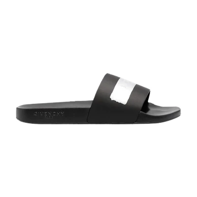 Givenchy Logo Slide 'Black Latex'