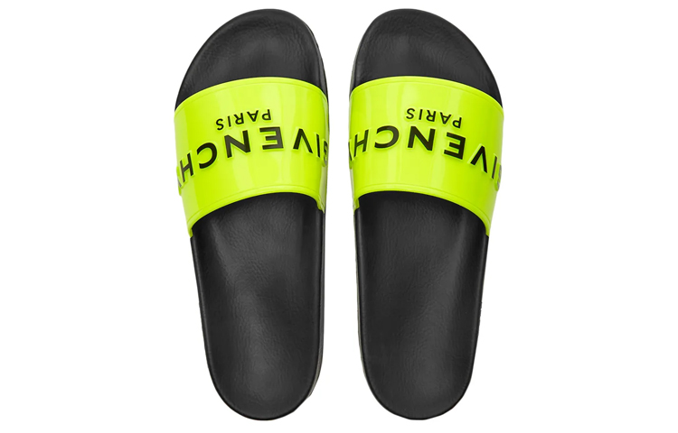 Givenchy Logo Slide 'Neon Yellow' 圖 5