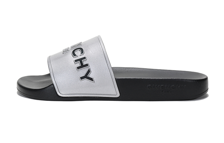 Givenchy Logo Slide 'Silver Grey'