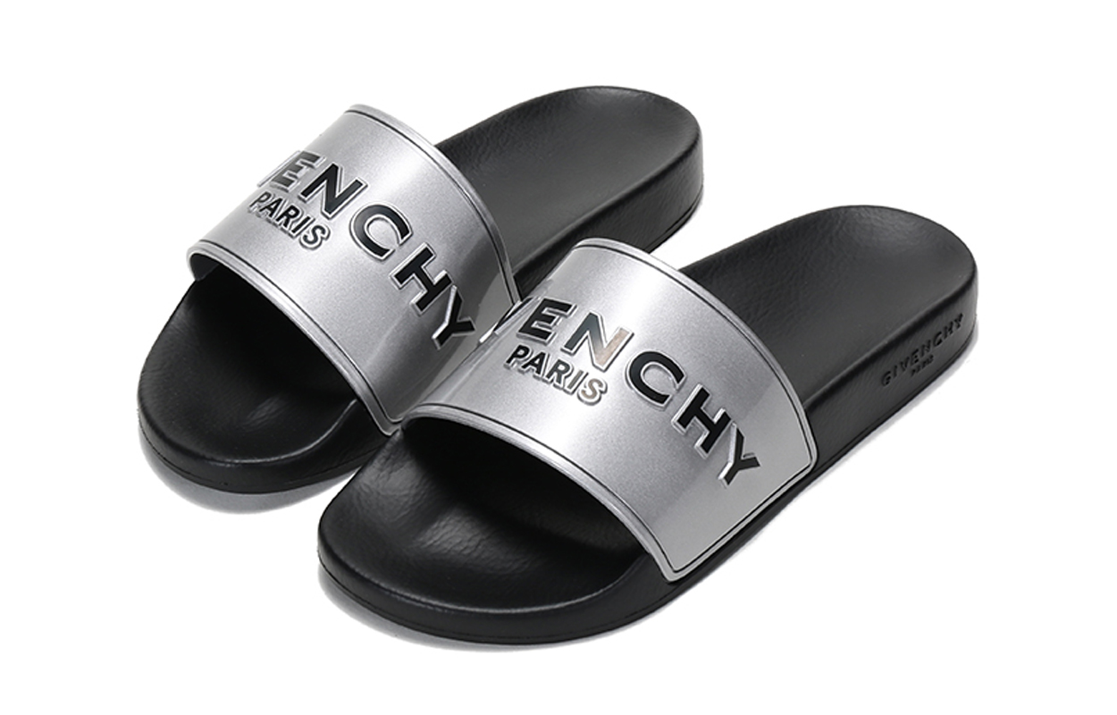 Givenchy Logo Slide 'Silver Grey' 圖 3