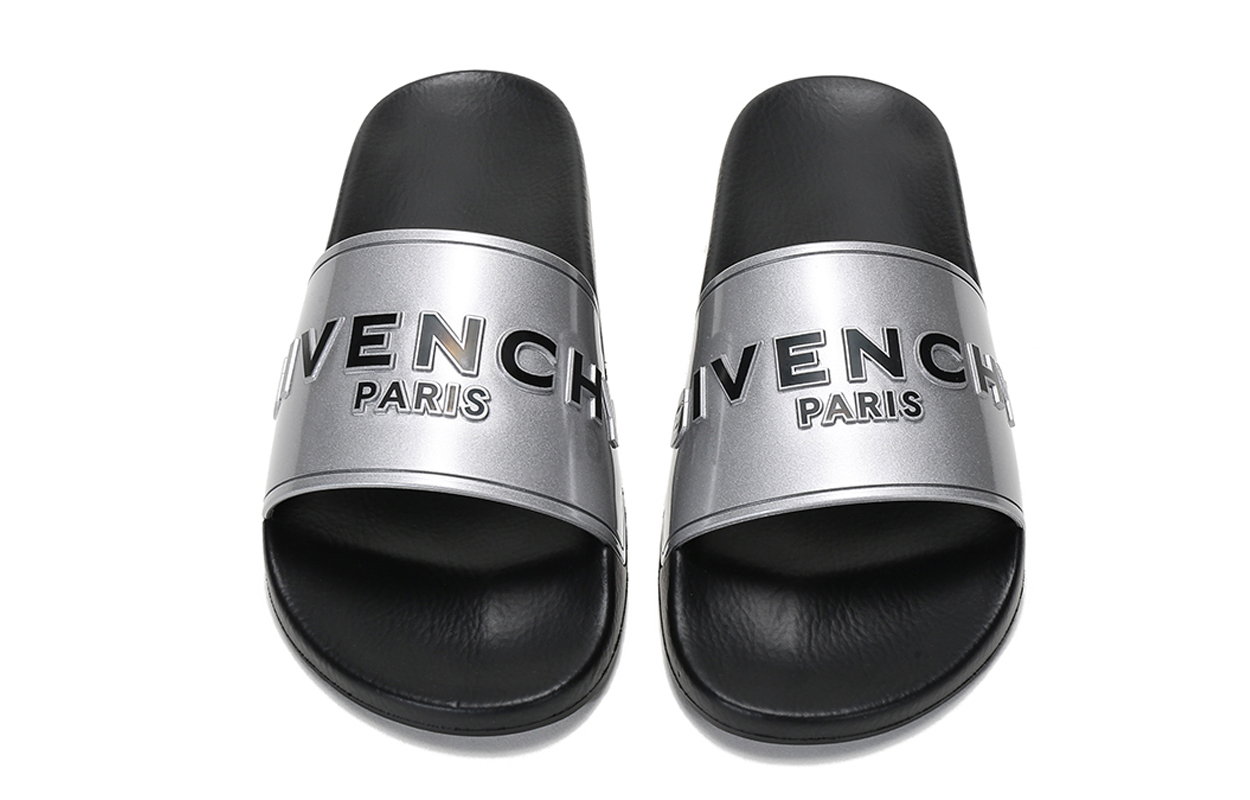 Givenchy Logo Slide 'Silver Grey' 圖 4