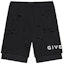 Order Givenchy Logo SS23 Distressed Layered Black Shorts Men. BM51613Y9W-011
