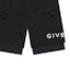 Shop Givenchy Logo SS23 Distressed Layered Black Shorts Men. BM51613Y9W-011