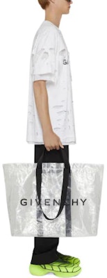 Givenchy 標誌 SS23 短袖T恤 白色 男款 字母印花做舊風格 BM71G13Y8Y-100 Purchase Givenchy 標誌 SS23 短袖T恤 白色 男款 字母印花做舊風格 BM71G13Y8Y-100