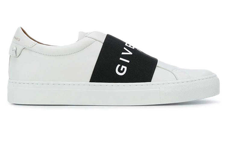 Givenchy Logo Strap Sneakers 'Black Leather' 圖 2