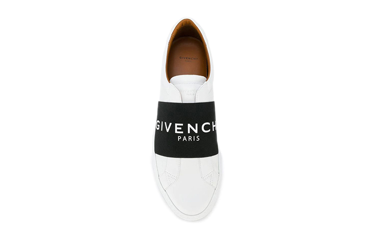 Givenchy Logo Strap Sneakers 'Black Leather' 圖 4