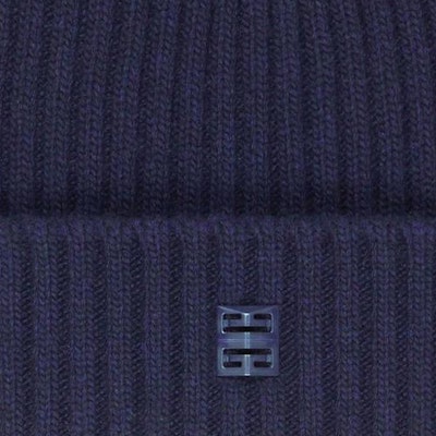 ジバンシィ ロゴ ウール カシミア ニット ビーニー ユニセックス カップル 青 BPZ0ANP0UU Shop ジバンシィ ロゴ ウール カシミア ニット ビーニー ユニセックス カップル 青 BPZ0ANP0UU