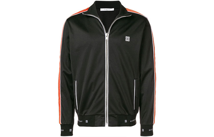 Givenchy Logo Zip-Up Jacket Black Men’s BM708V300B-017
