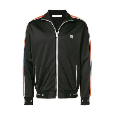 Givenchy Logo Zip-Up Jacket Black Men’s BM708V300B-017