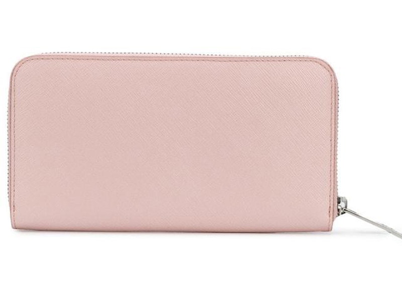 Order Givenchy Dompet Logo Zip Sekeliling Pink Muda