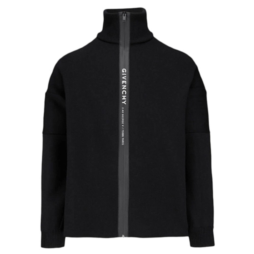 Givenchy Logo Zip Jacket Black BM00FW4Y57-009