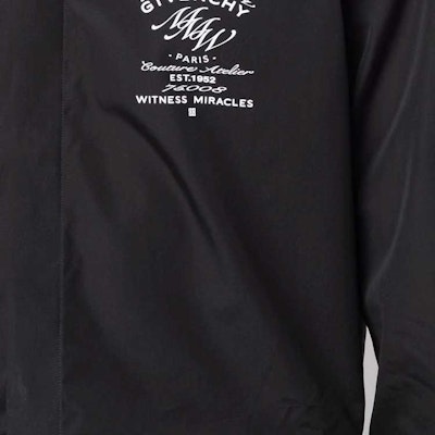 Givenchy Baju Lengan Panjang Logo Cetak dengan Butang - Hitam BM60QJ1Y9R-001 Details for Givenchy Baju Lengan Panjang Logo Cetak dengan Butang - Hitam BM60QJ1Y9R-001