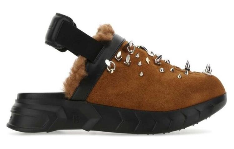 Shop Givenchy Marshmallow 'Camel Stud Sandal'