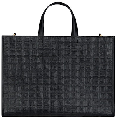 Beg Tangan Givenchy Medium G Tote Dalam 4G Kanvas Dilapis Hitam Lookbook Beg Tangan Givenchy Medium G Tote Dalam 4G Kanvas Dilapis Hitam