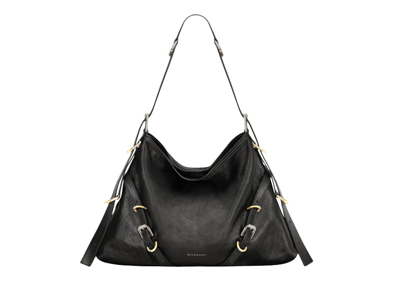 Givenchy Medium Voyou Bag In Leather Black
