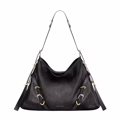 Givenchy Medium Voyou Bag In Leather Black