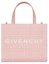 Buy Givenchy Mini G-Tote Shopping Bag in 4G Embroidered Canvas Pink